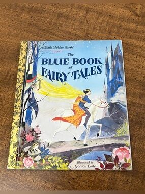The Blue Book of Fairy Tales Little Golden Book Classic Laite 1987